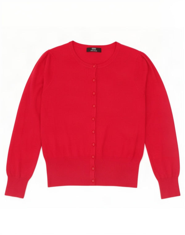 Pulover cardigan crop pentru femei Marks & Spencer UK 8 mic roz viscoză