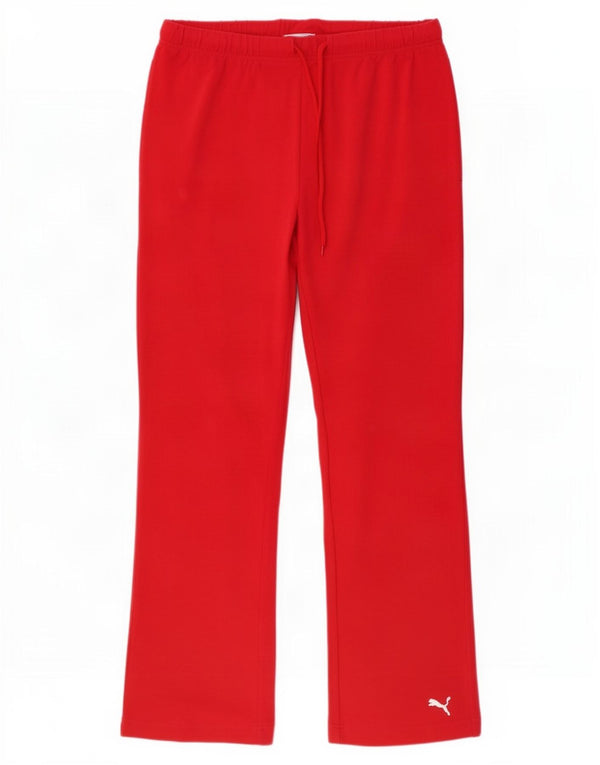 Pantaloni de trening Puma pentru femei UK 8 Small Red Bumbac
