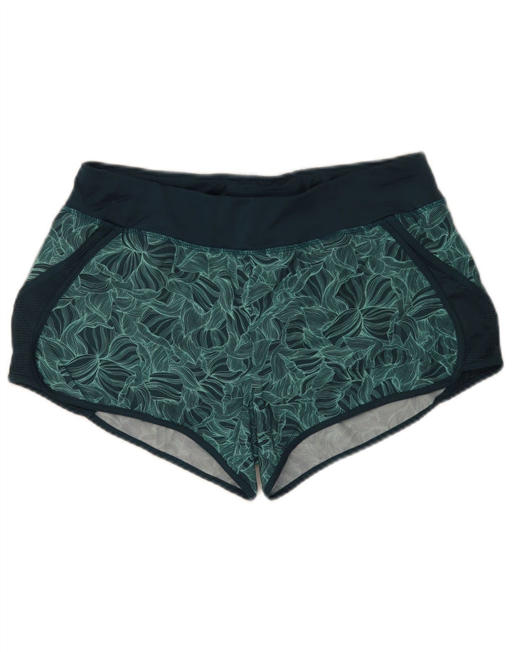 Mountain Warehouse Pantaloni scurti sport pentru femei cu model abstract UK 14, verde, mari
