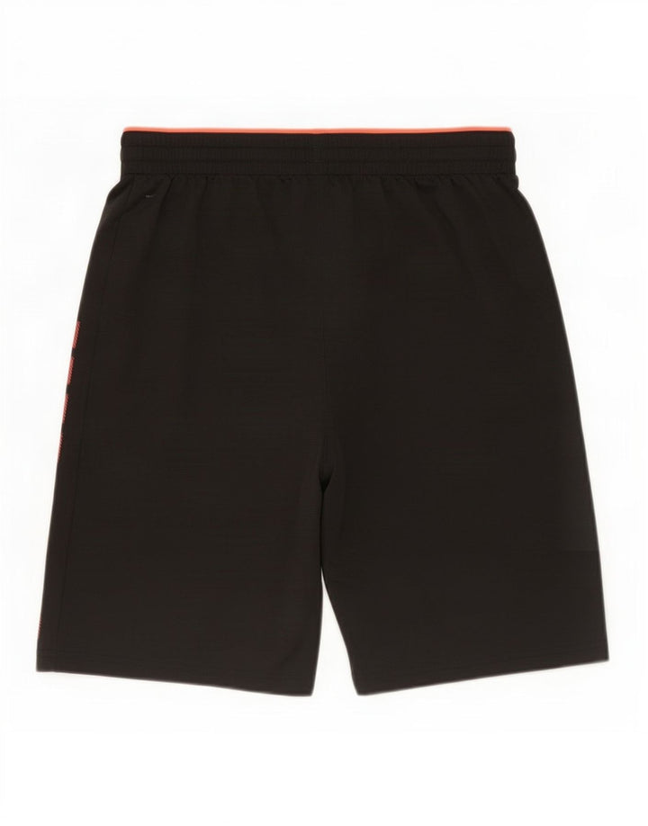 Pantaloni scurți sport grafic Puma pentru bărbați, poliester mediu negru