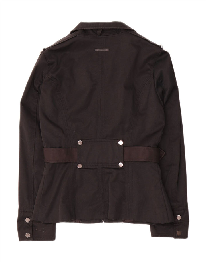 Jachetă militară Zara pentru femei UK 10 Small Black