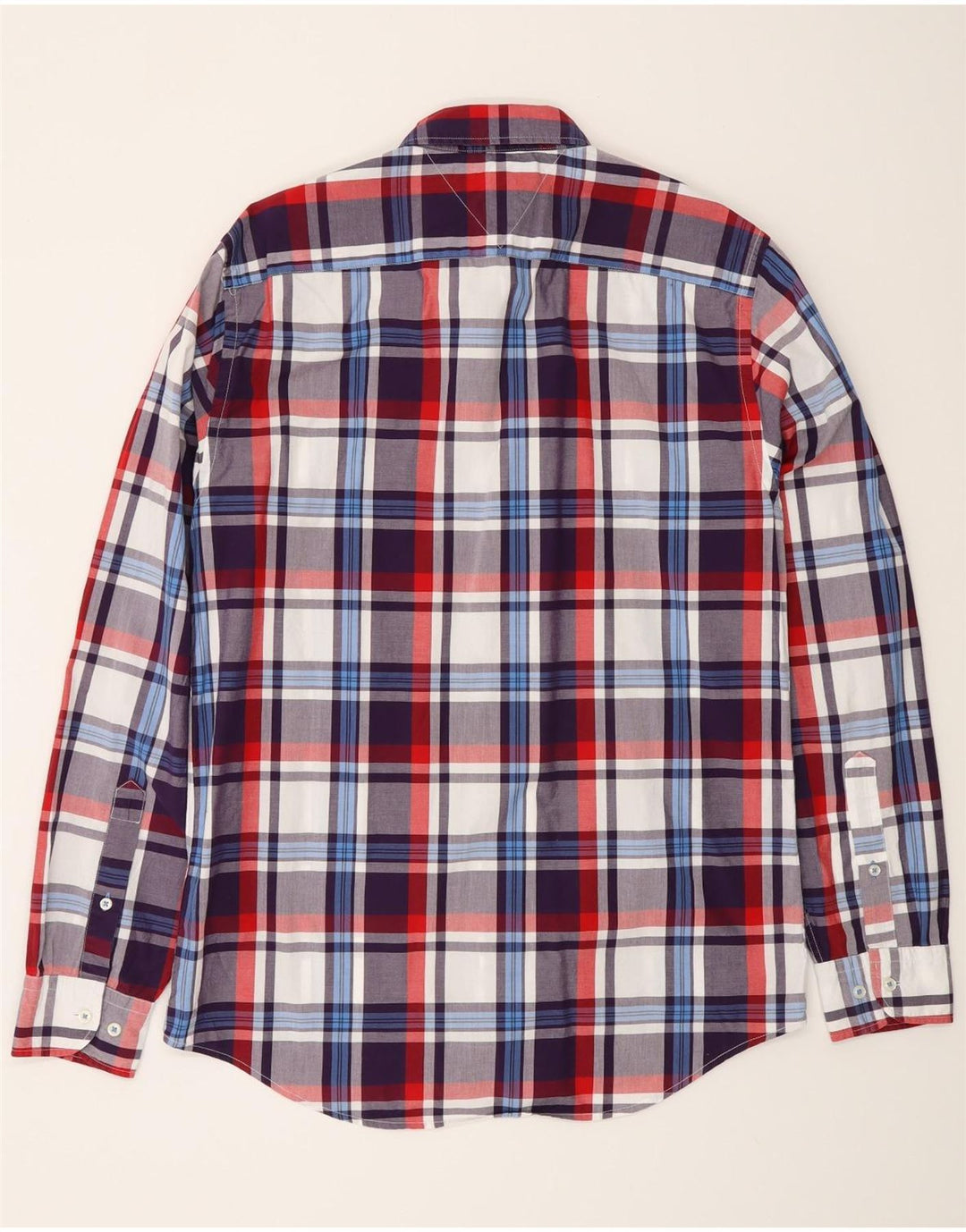 Cămașă pentru bărbați Tommy Hilfiger New York Fit, bumbac mediu cu carouri multicolore