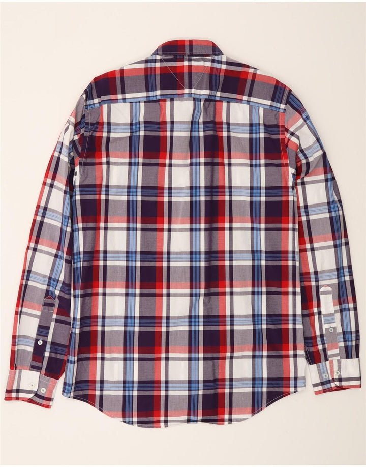 Cămașă pentru bărbați Tommy Hilfiger New York Fit, bumbac mediu cu carouri multicolore