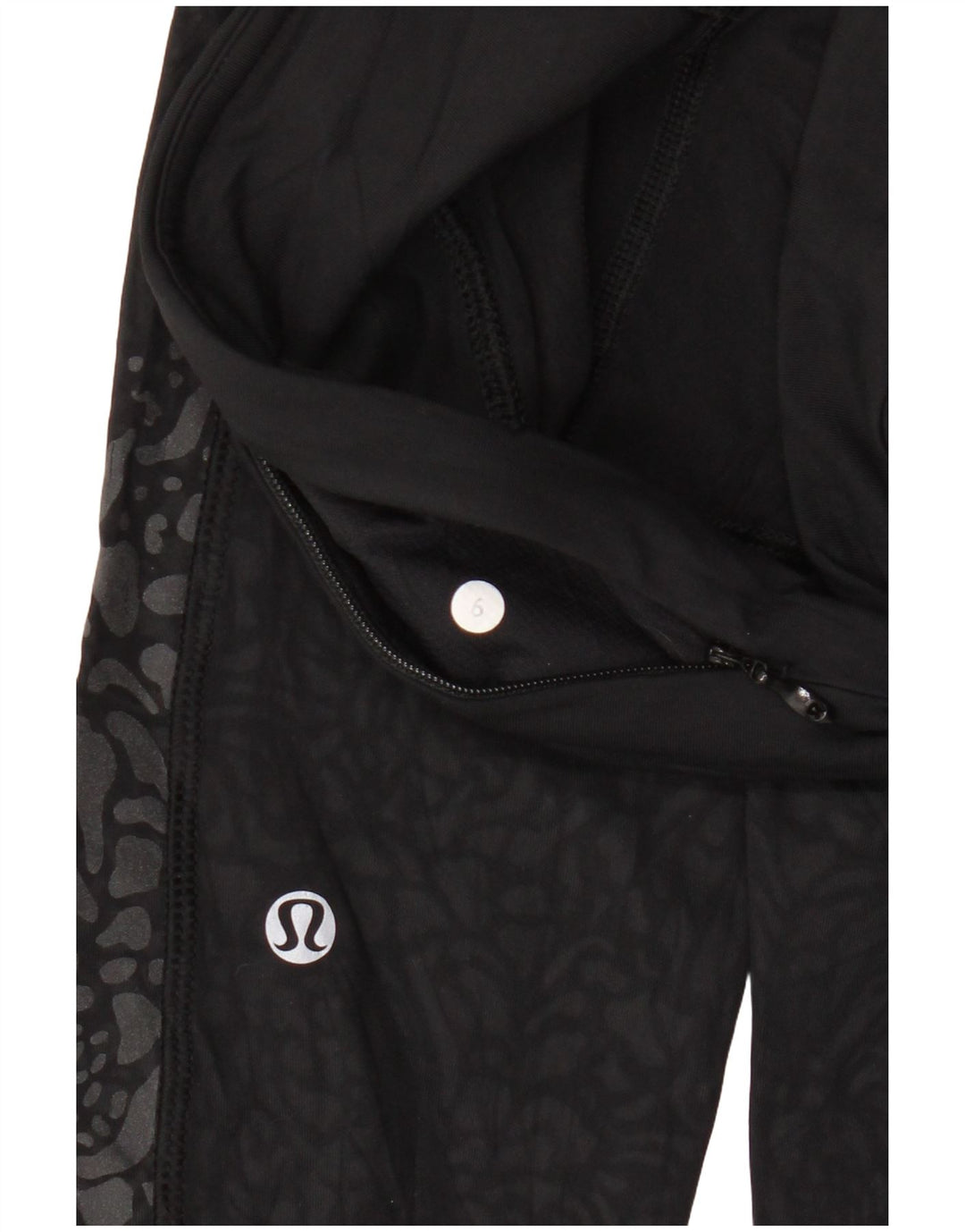 Leggings pentru femei Lululemon US 6 Medium Black Animal Print