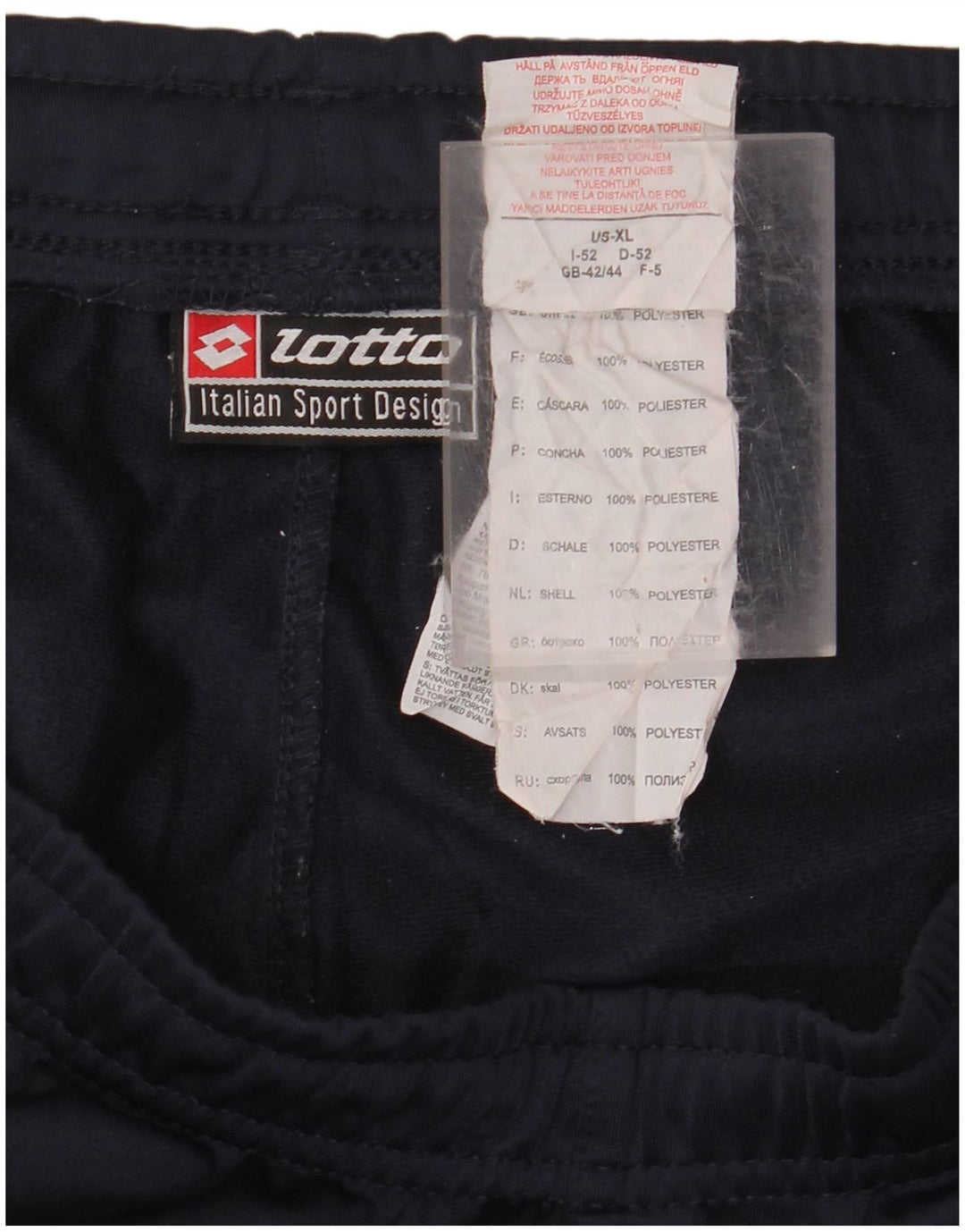 Pantaloni de trening LOTTO pentru bărbați UK 42/44 XL Bleumarin Poliester