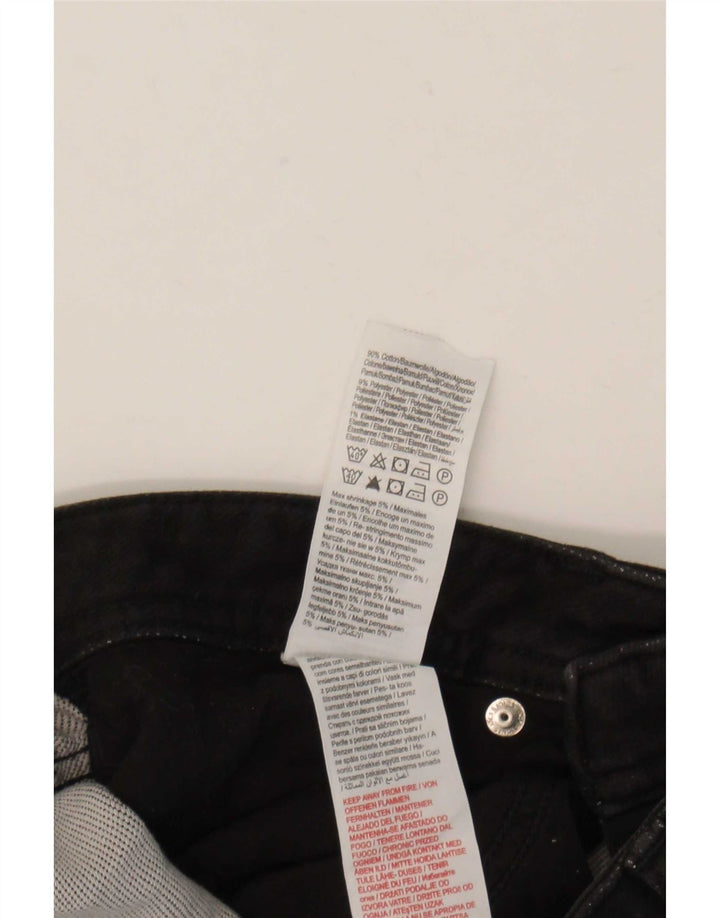 Blugi Jack & Jones GLENN Slim pentru bărbați W32 L34 bumbac negru