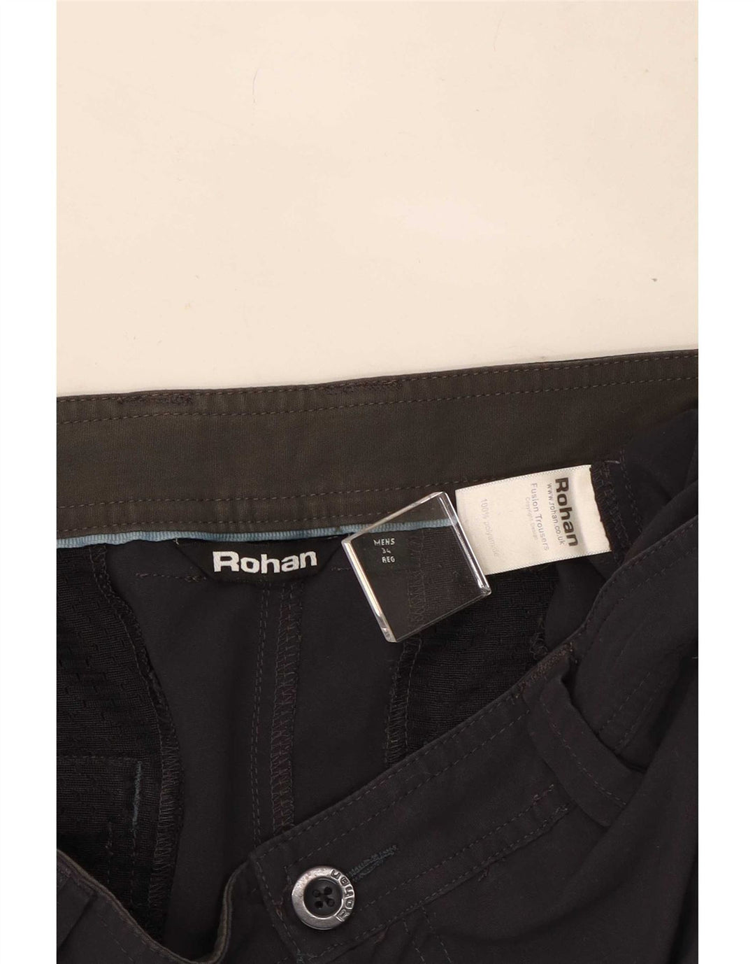 Pantaloni chino drept bărbați Rohan W34 L31 poliamidă gri