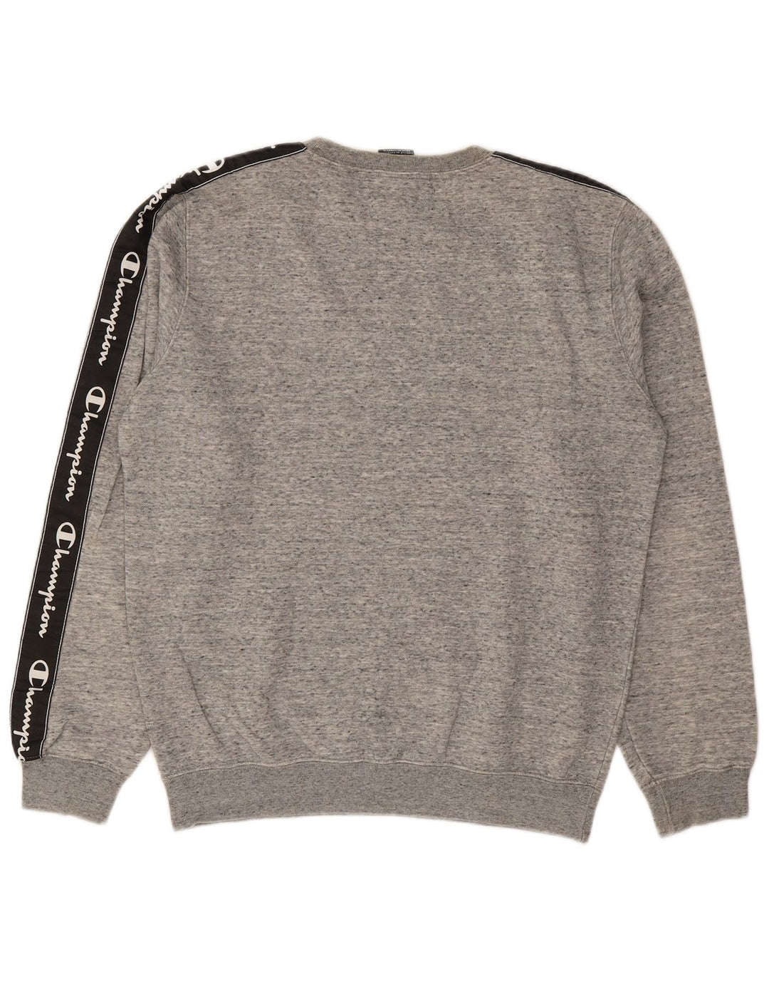 CHAMPION Mens Graphic Sweatshirt Jumper Medium Grey Cotton