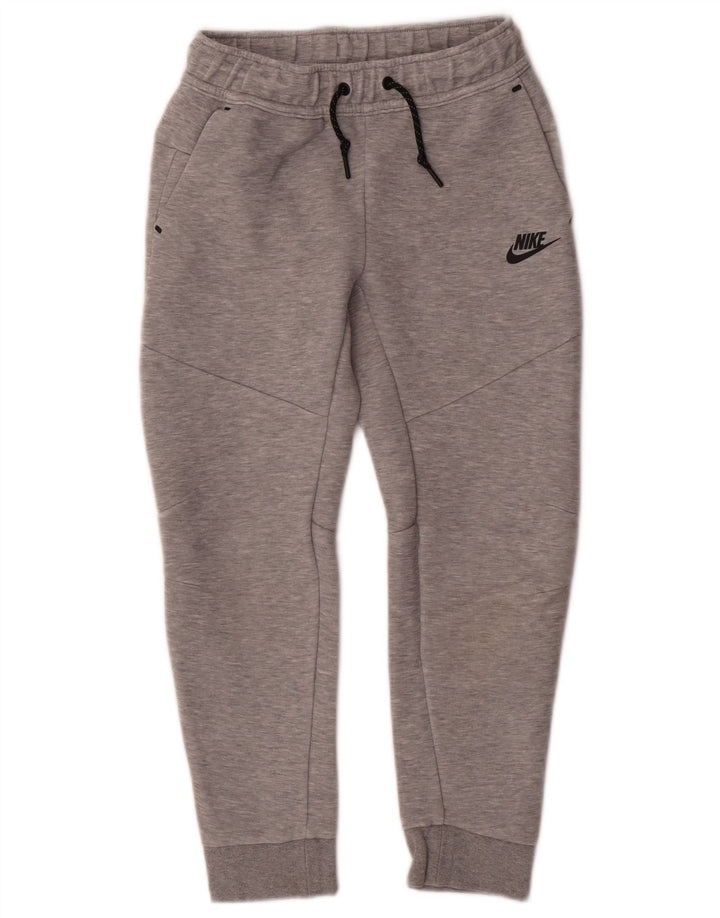 Pantaloni de trening Nike baieti Joggeri 10-11 ani bumbac gri mediu