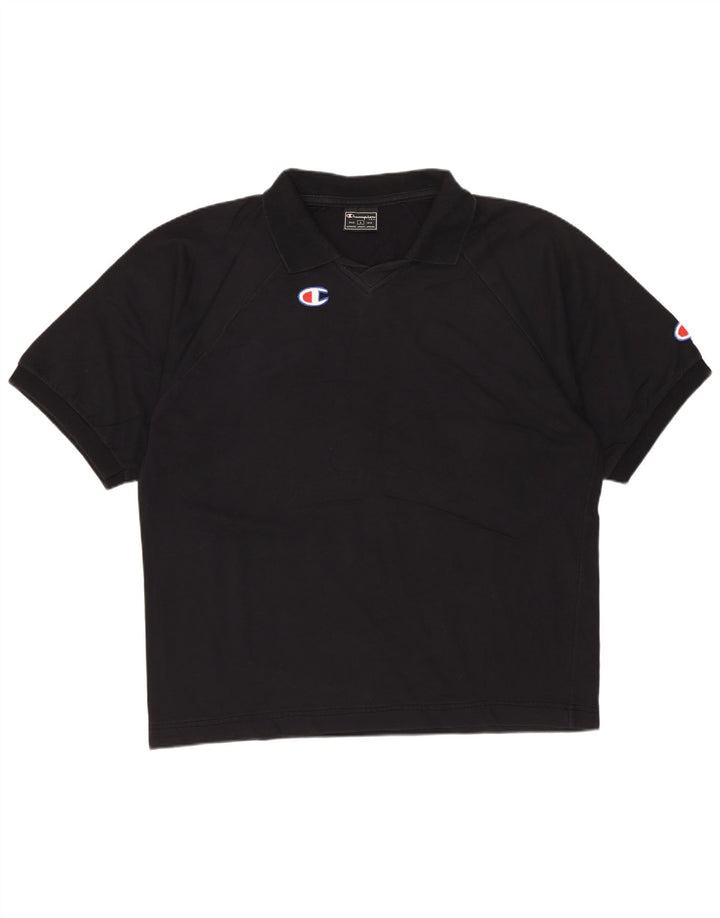 Tricou polo pentru bărbați CHAMPION mare negru
