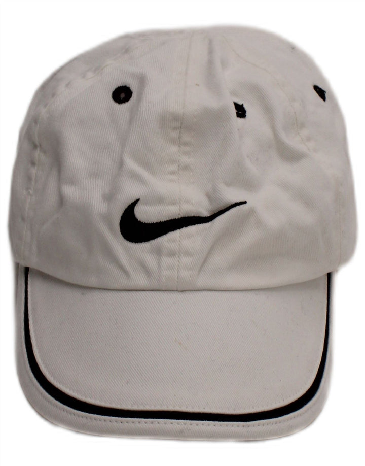 Șapcă de baseball Nike băieți 7-8 ani mic/mediu bumbac alb