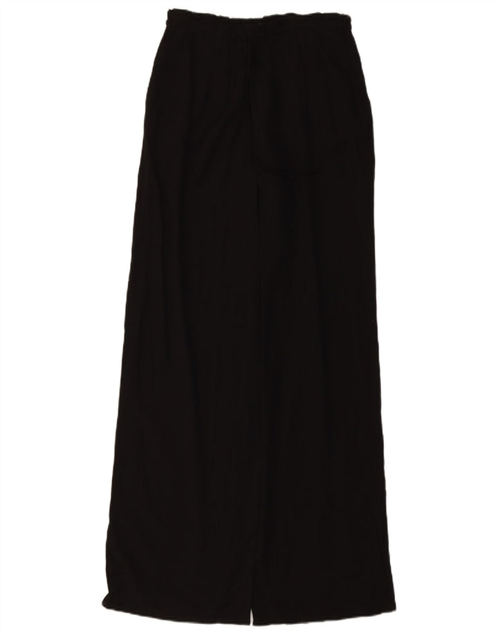 Pantaloni largi pentru femei cu talie înaltă ZARA UK 4 XS W24 L11 Negri