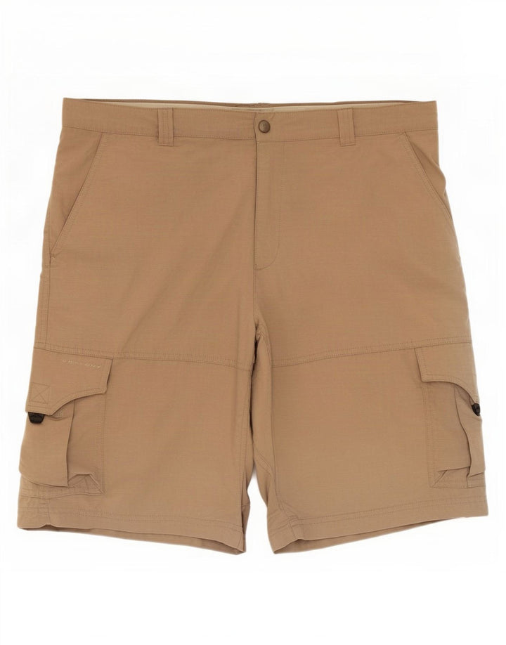Pantaloni scurți cargo Columbia pentru bărbați W36, maro, nailon