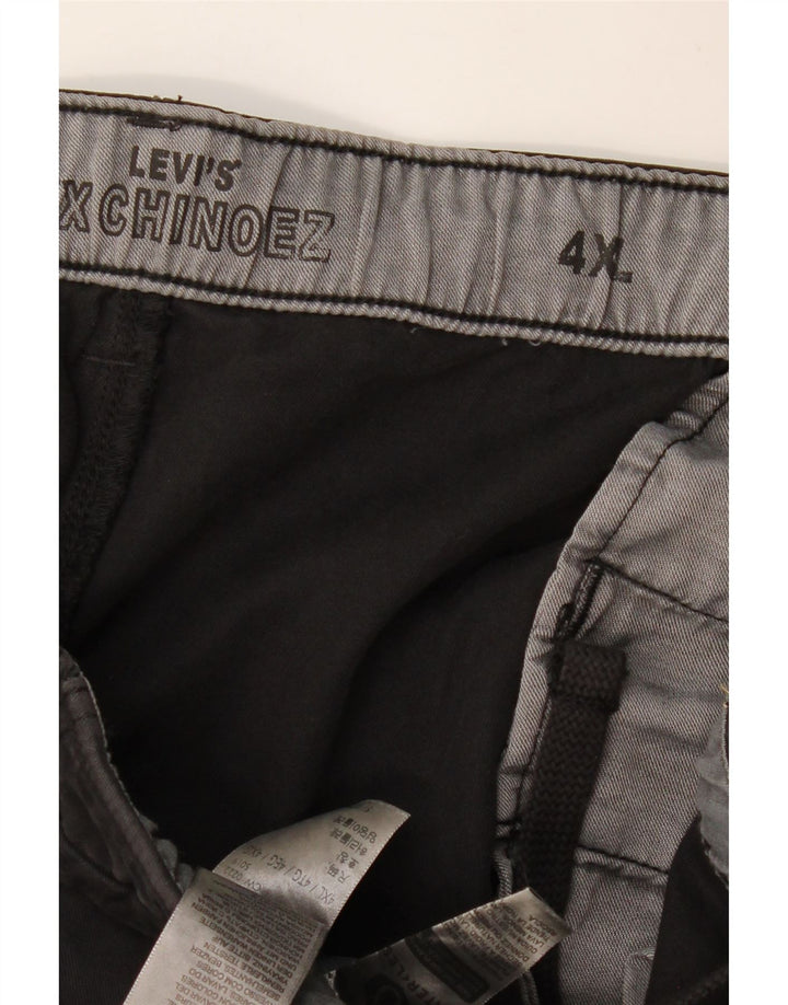 Pantaloni chino drepți pentru bărbați LEVI'S 4XL W52 L29 negru