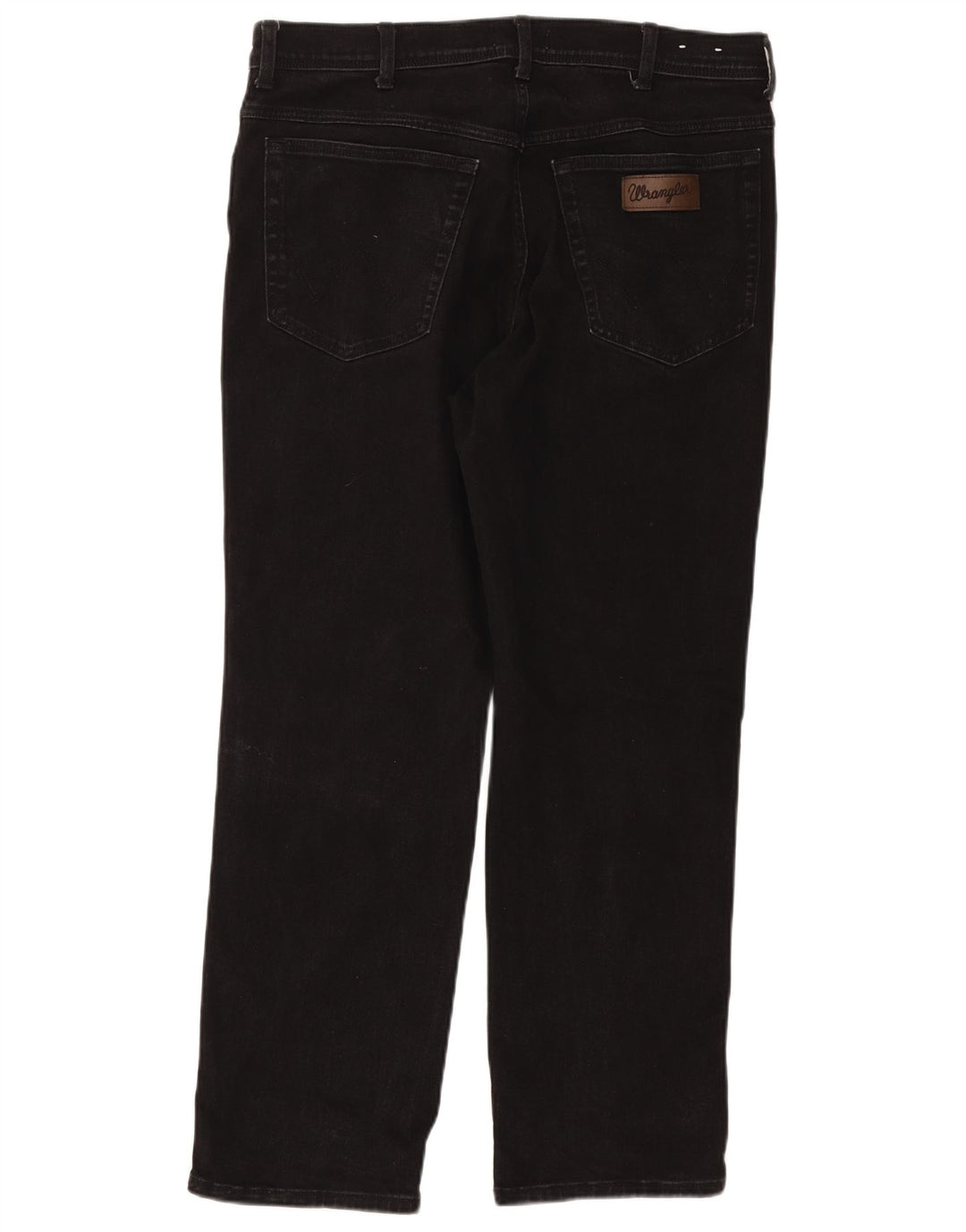 WRANGLER Jeans drepte pentru bărbați Texas W38 L30 bumbac negru