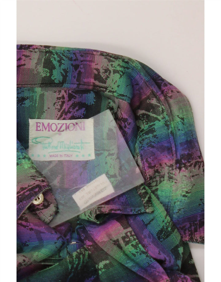 Cămașă EMOZIONI pentru bărbați cu model abstract, bumbac multicolor mare