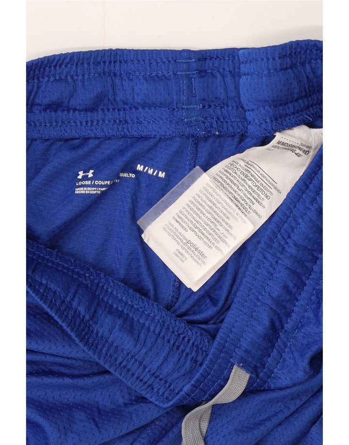 Pantaloni scurți sport Under Armour pentru bărbați, poliester albastru mediu