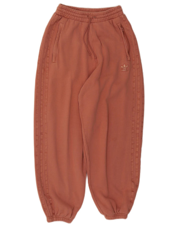 Pantaloni de trening Adidas pentru femei Joggeri UK 4 XS Bumbac roz