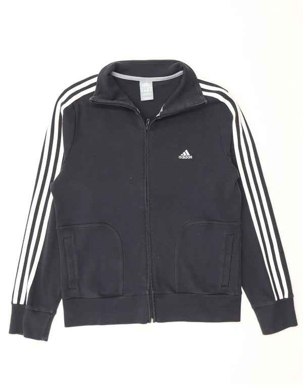 Jachetă de trening Adidas pentru femei UK 20 2XL Bumbac bleumarin
