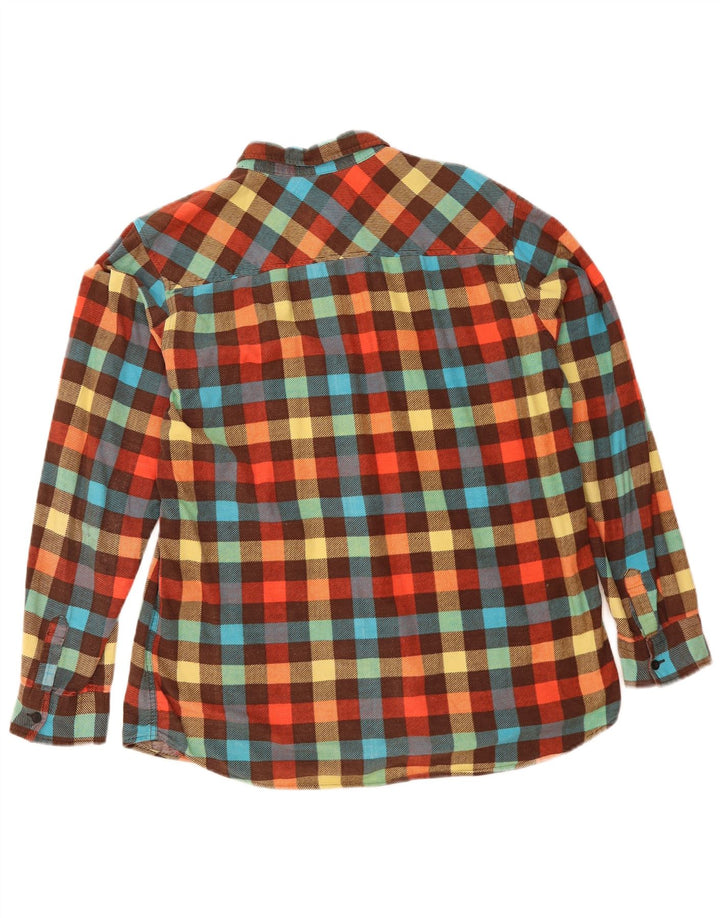 Cămașă de flanel pentru bărbați Quiksilver, carouri medii multicolore