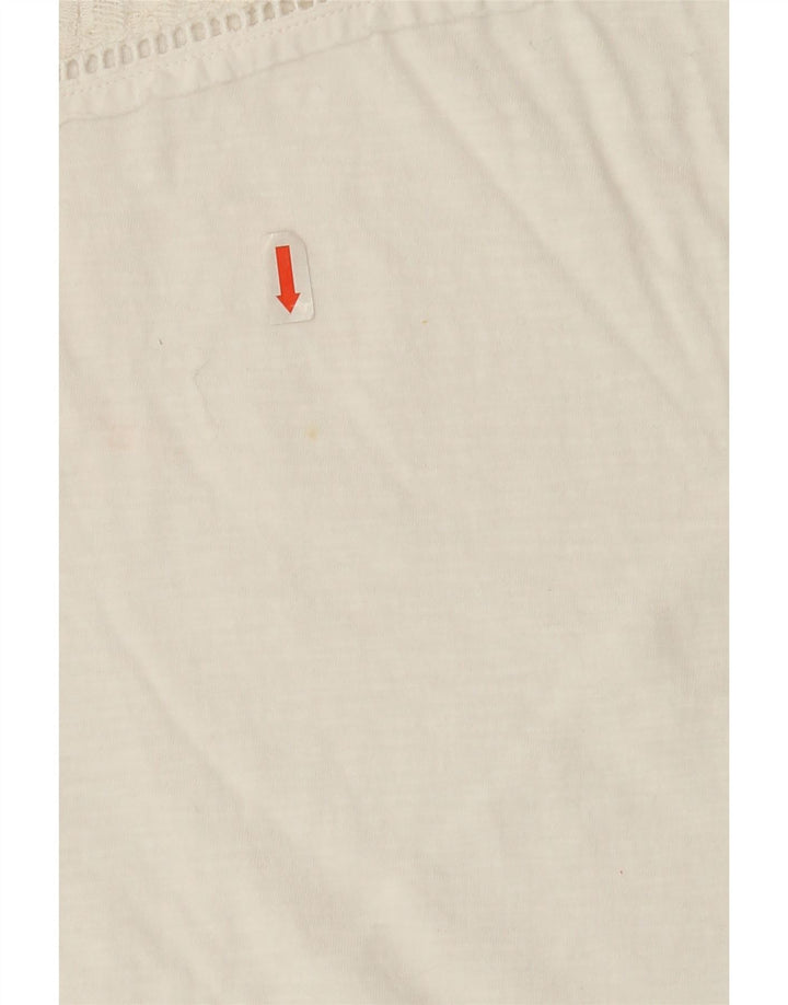 EDDIE BAUER Womens Sleeveless Blouse Top UK 12 Medium White Vintage Eddie Bauer and Second-Hand Eddie Bauer from Messina Hembry 