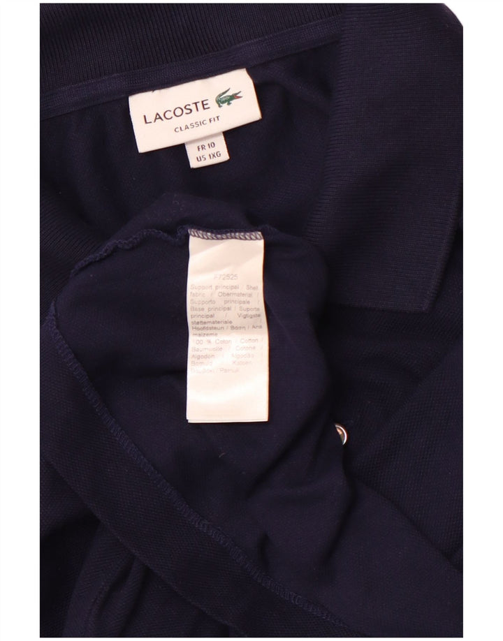 Tricou polo LACOSTE pentru bărbați, cu tăiere clasică, mărimea 10 5XL, bumbac bleumarin