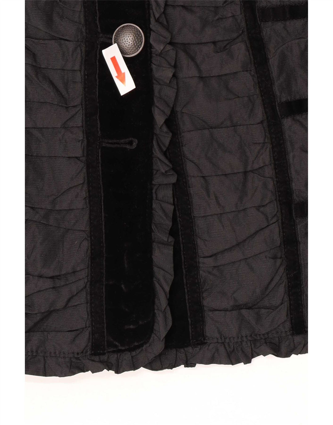 Jachetă Blazer Vintage pentru femei cu 4 nasturi UK 14 Medium Black Colorblock