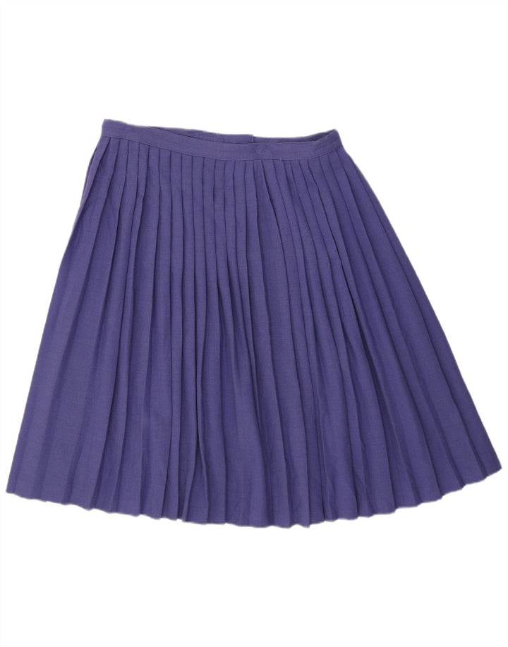 Fusta plisată Vintage pentru femei W32 Violet mare