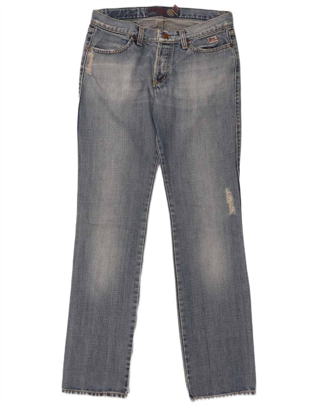 Blugi slim pentru bărbați Roy Rogers Distressed W31 L34 Bumbac albastru