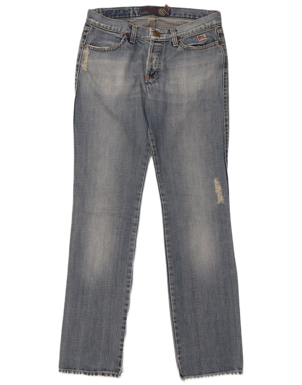 Blugi slim pentru bărbați Roy Rogers Distressed W31 L34 Bumbac albastru