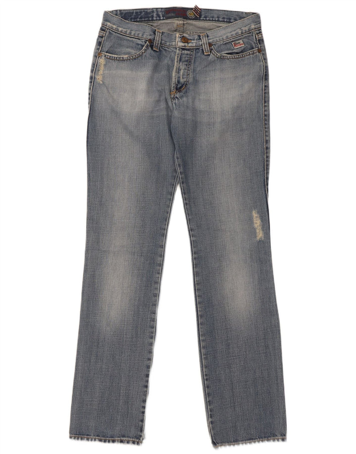 Blugi slim pentru bărbați Roy Rogers Distressed W31 L34 Bumbac albastru