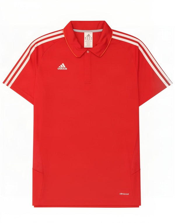 Tricou polo Adidas Climacool pentru bărbați UK 48/50 XL Poliester roșu