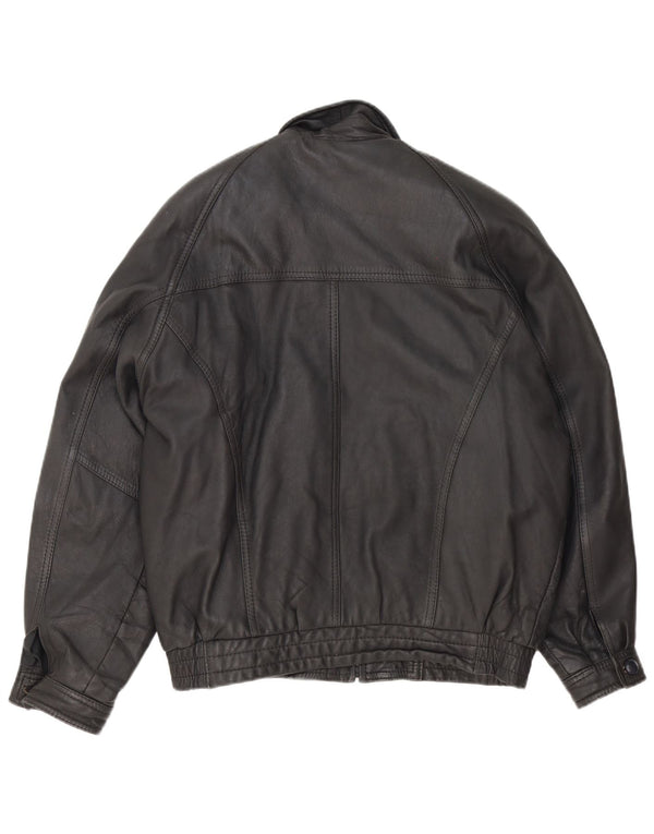 Jachetă de piele pentru bărbați Fatigue UK 40 Large Black