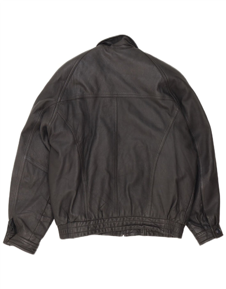 Jachetă de piele pentru bărbați Fatigue UK 40 Large Black