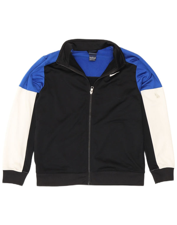 Jachetă de trening pentru băieți Nike 13-14 ani XL Poliester color bloc negru