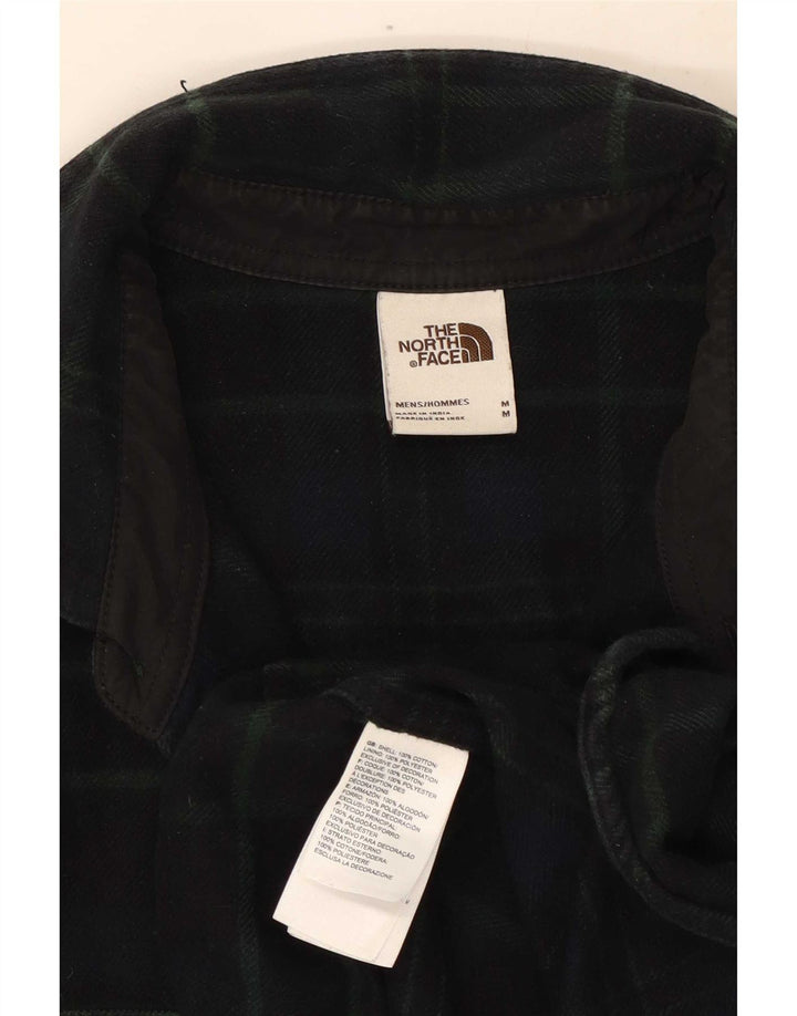 Cămașă de flanel pentru bărbați The North Face, bumbac cu carouri, albastru bleumarin mediu