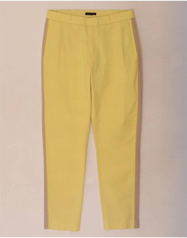 Pantaloni chino Massimo Dutti pentru femei EU 40 Medium W28 L26 Yellow Colorblock