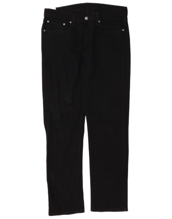 Blugi drepti pentru bărbați Levi's 514 W34 L32 bumbac negru