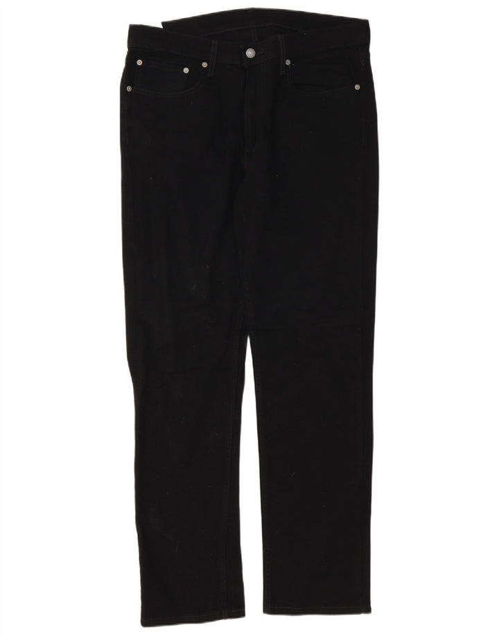 Blugi drepti pentru bărbați Levi's 514 W34 L32 bumbac negru