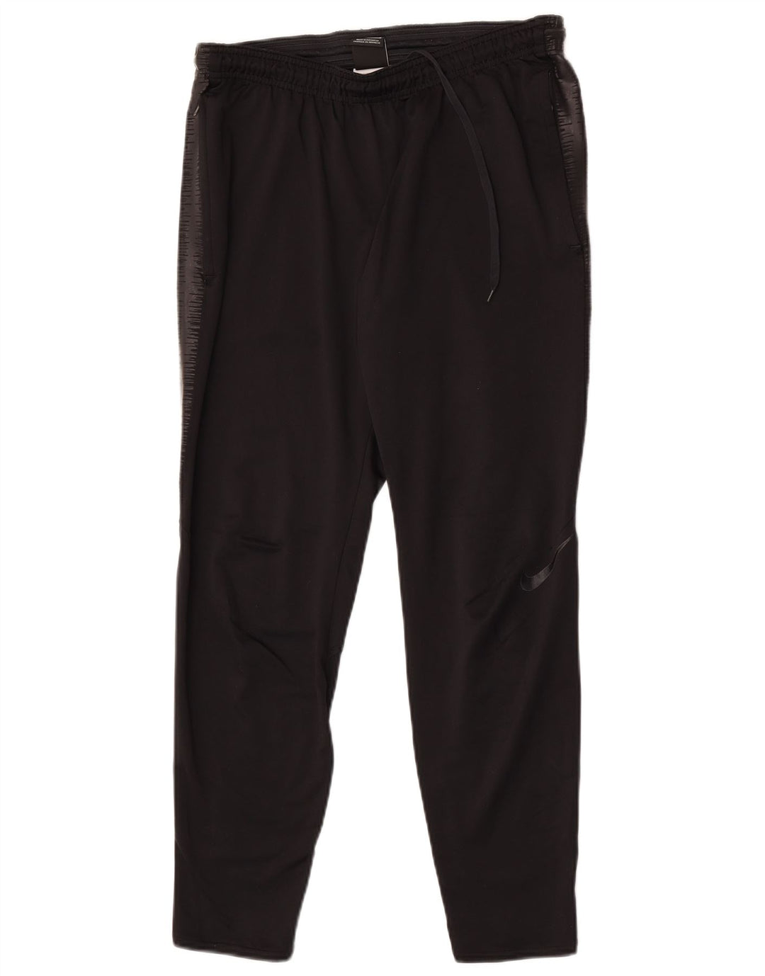 Pantaloni de trening Nike Dri Fit pentru bărbați, negru mediu, poliester color bloc