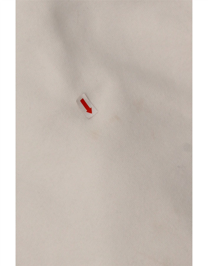 Pulover Hollister pentru bărbați, mare, alb, din bumbac