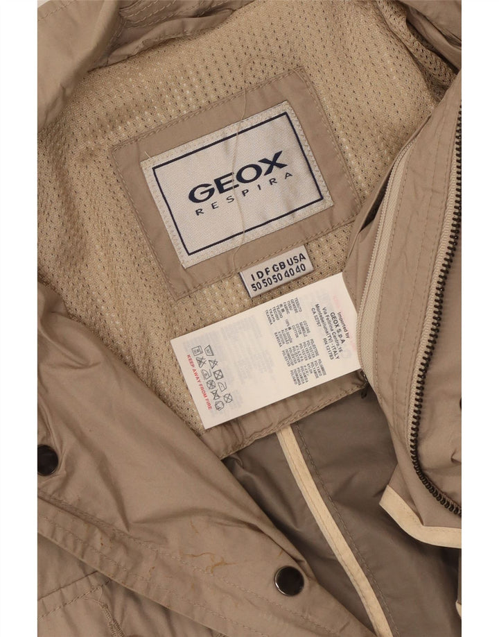 Jachetă pentru bărbați Geox Respira Utility UK 40, mare, bej, bumbac