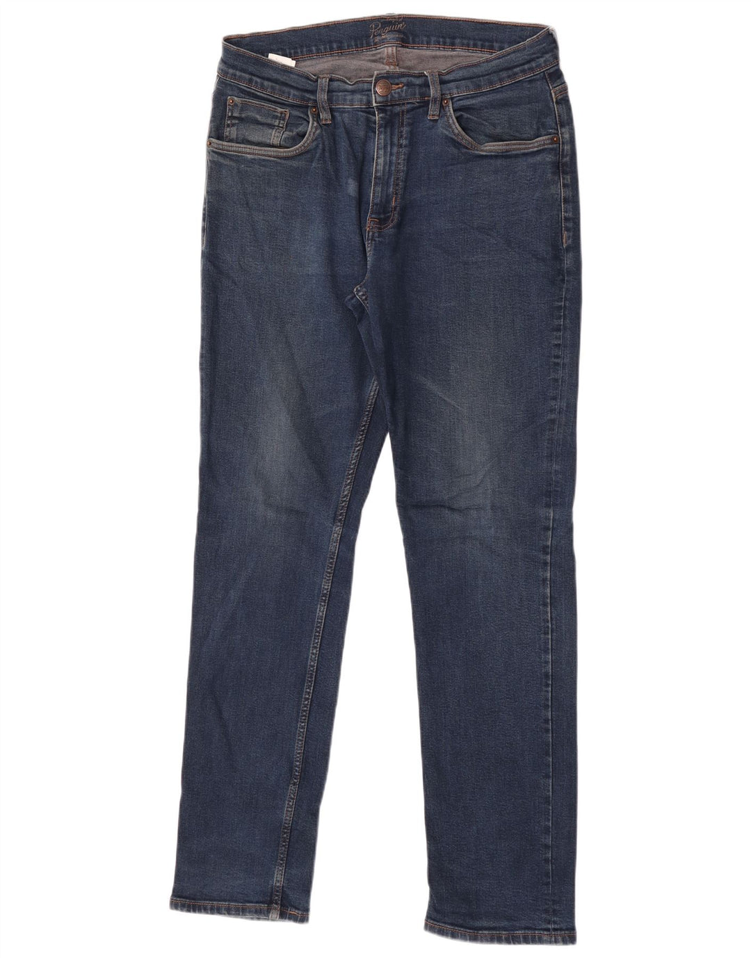 Blugi slim pentru bărbați Penguin W34 L32 Bumbac albastru