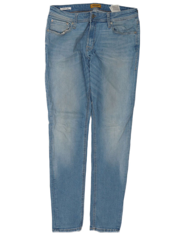 Jack & Jones Blugi pentru bărbați Liam Skinny W34 L32 Bumbac albastru
