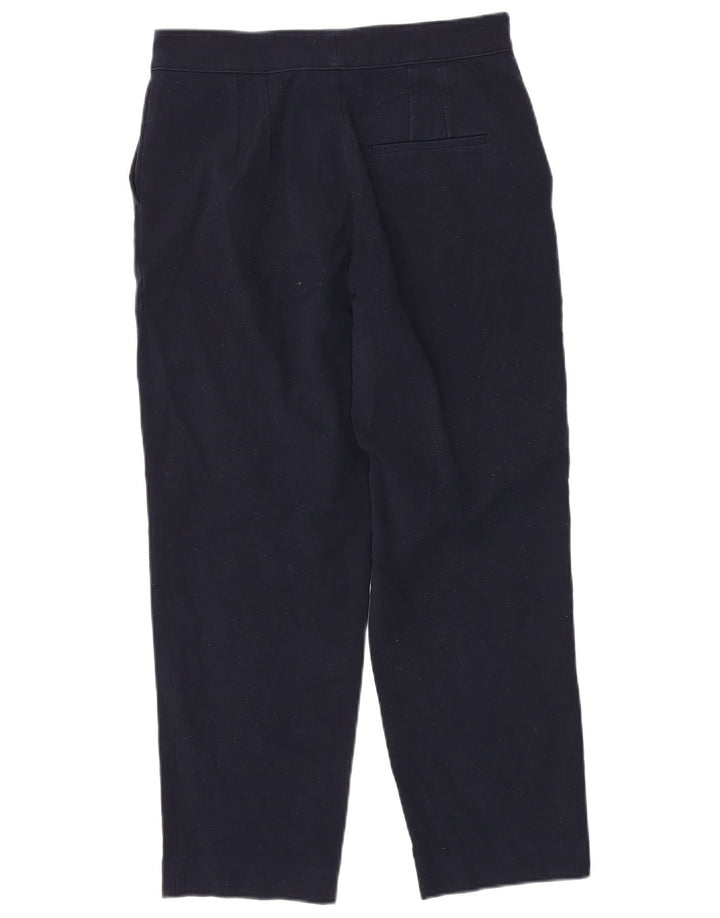 Pantaloni tăiați Massimo Dutti pentru femei EU 40 Medium W30 L26 Bleumarin