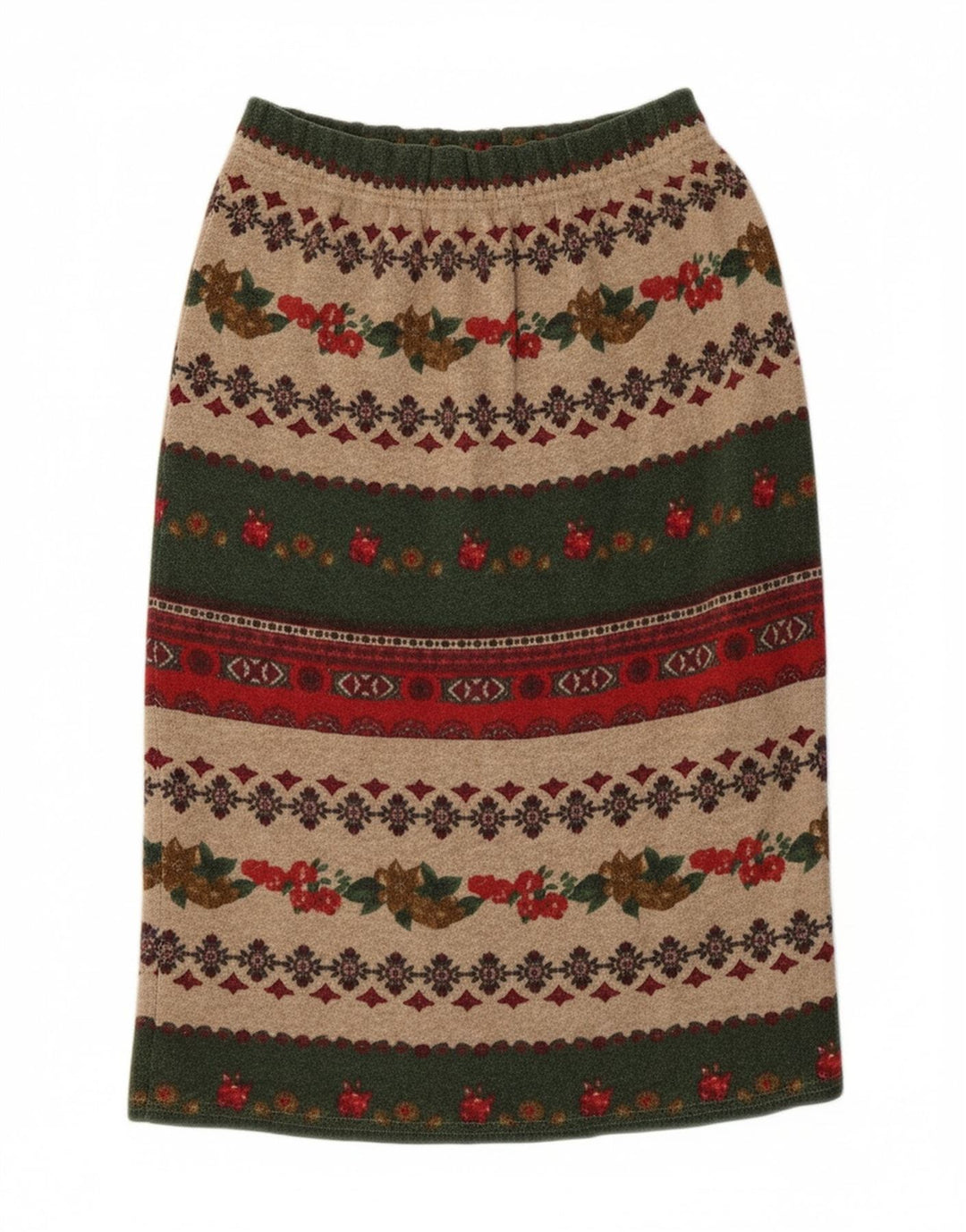 FORT & MADOX Womens Straight Skirt W32 Large  Multicoloured Colourblock Vintage Fort & Madox and Second-Hand Fort & Madox from Messina Hembry 