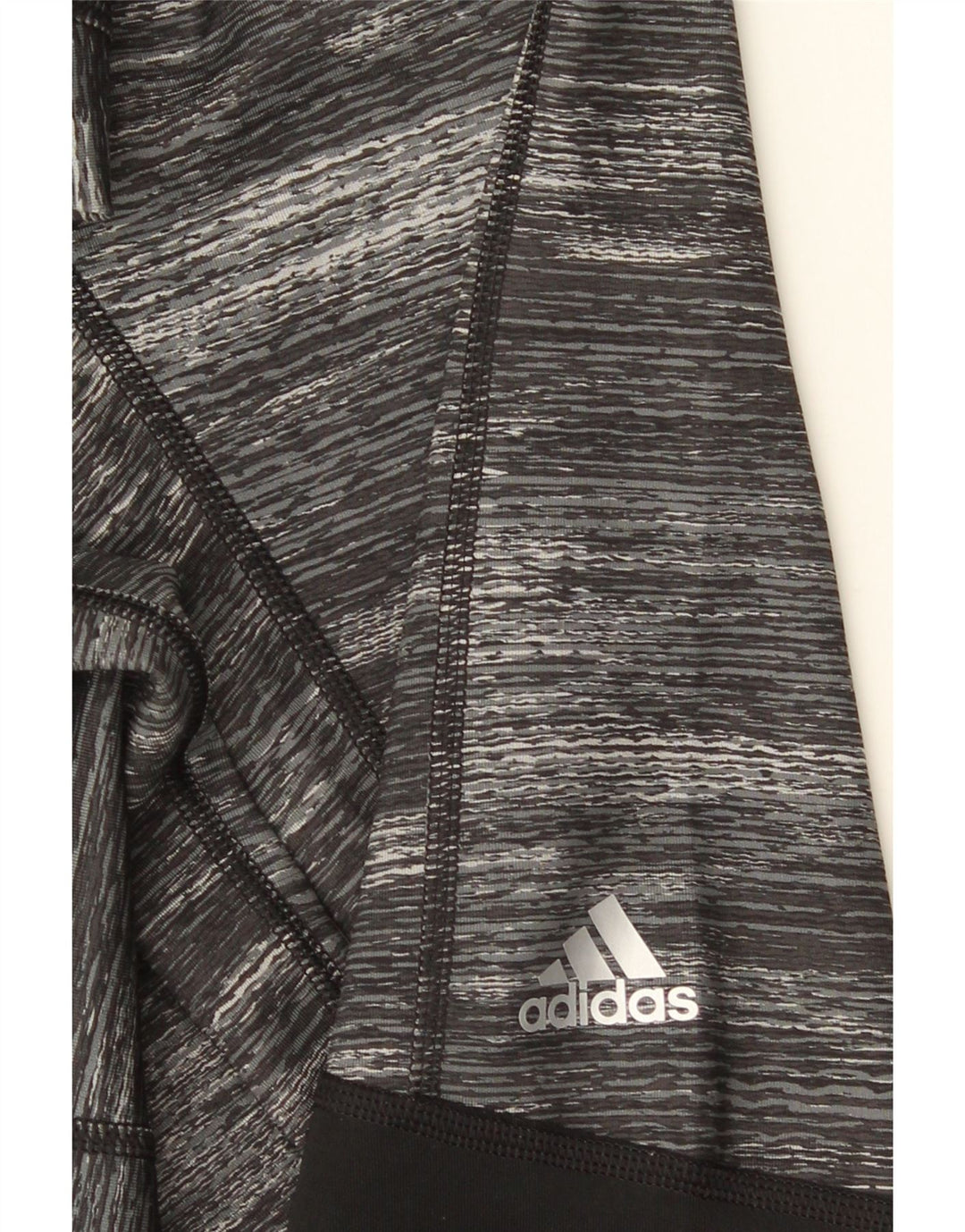 Leggings Capri ADIDAS pentru femei UK 8 mici, gri, bloc de culoare