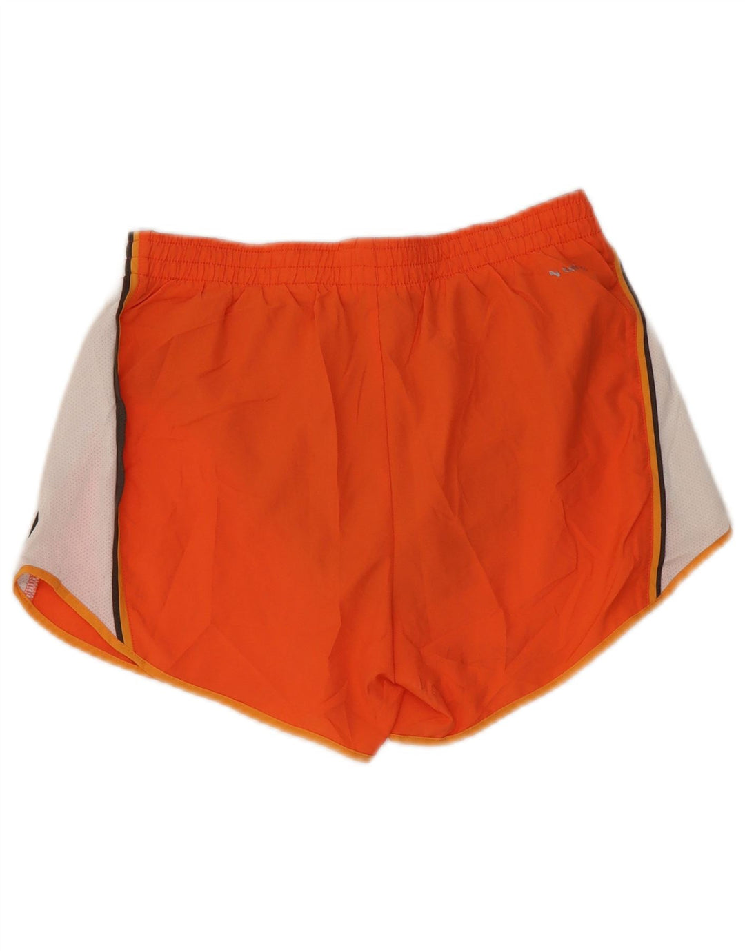 Pantaloni scurti sport NIKE pentru femei US 4/6 Small Orange Colorblock Poliester