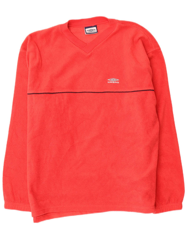 Pulover pentru bărbați Umbro din lână 2XL poliester roșu