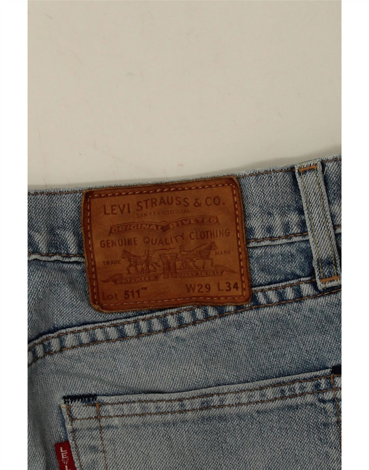 Blugi slim 511 pentru bărbați LEVI'S W29 L31 bumbac albastru